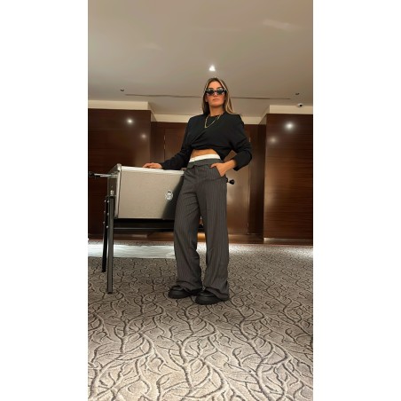 Pantalon costume rayé