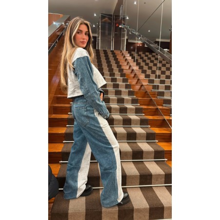 Ensemble Jogging-Jean gris