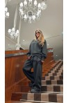 Ensemble jogging dentelle oversize