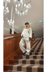 Ensemble jogging dentelle oversize