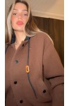 VESTE A CAPUCHE CHOCO