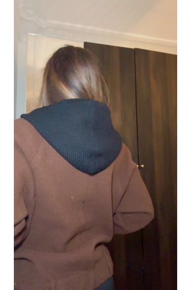 VESTE A CAPUCHE CHOCO