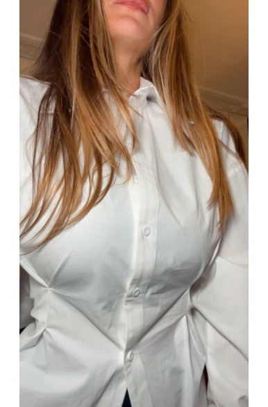 CHEMISE CINTRE BLANCHE