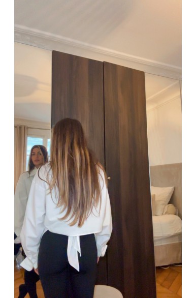 CHEMISE CINTRE BLANCHE