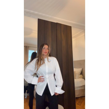 CHEMISE CINTRE BLANCHE